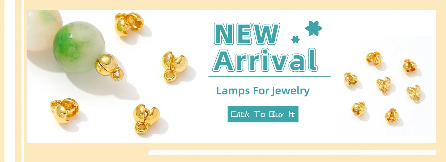 Multi Styles 18K Gold Plated Brass Flower Insert Safety Clasps,Fastener Pearl Clasps Connectors For DIY Jewelery Making Supplies