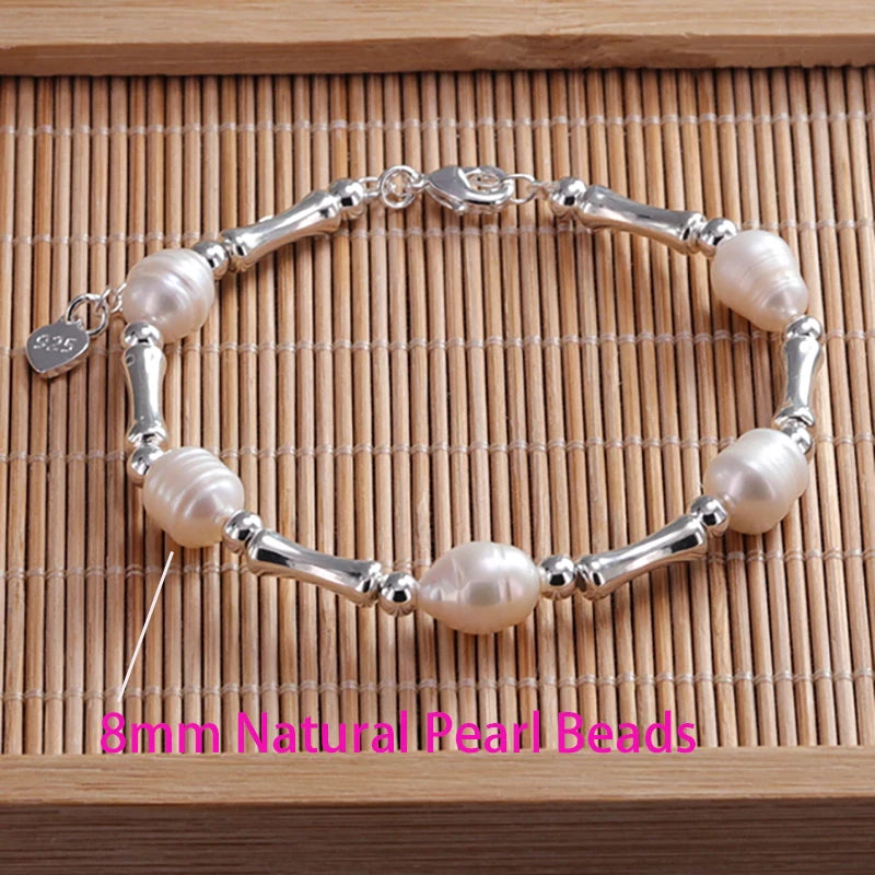 VENTFILLE 925 Sterling Silver Line Extremely fine Bracelet for Women Love Haert Bead Korean Ins Sweet Jewelry Gift