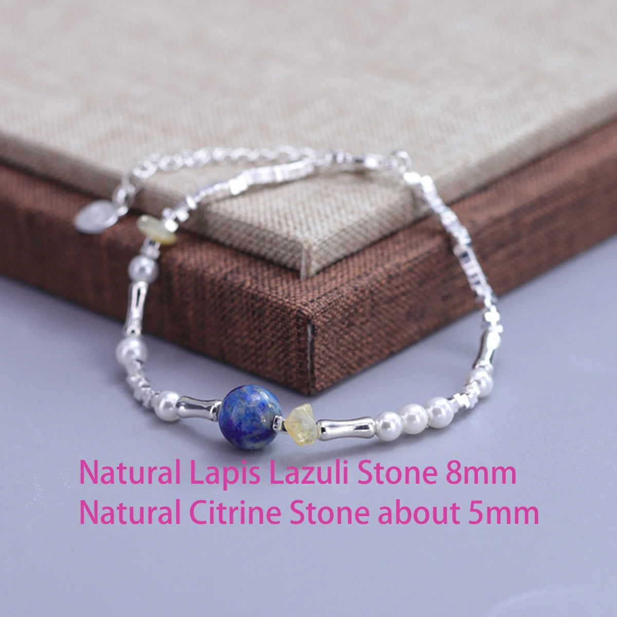 VENTFILLE 925 Sterling Silver Line Extremely fine Bracelet for Women Love Haert Bead Korean Ins Sweet Jewelry Gift