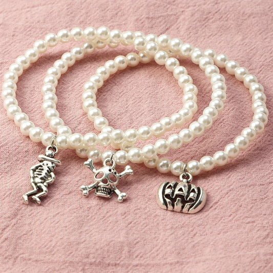 Pearl Halloween Bracelet