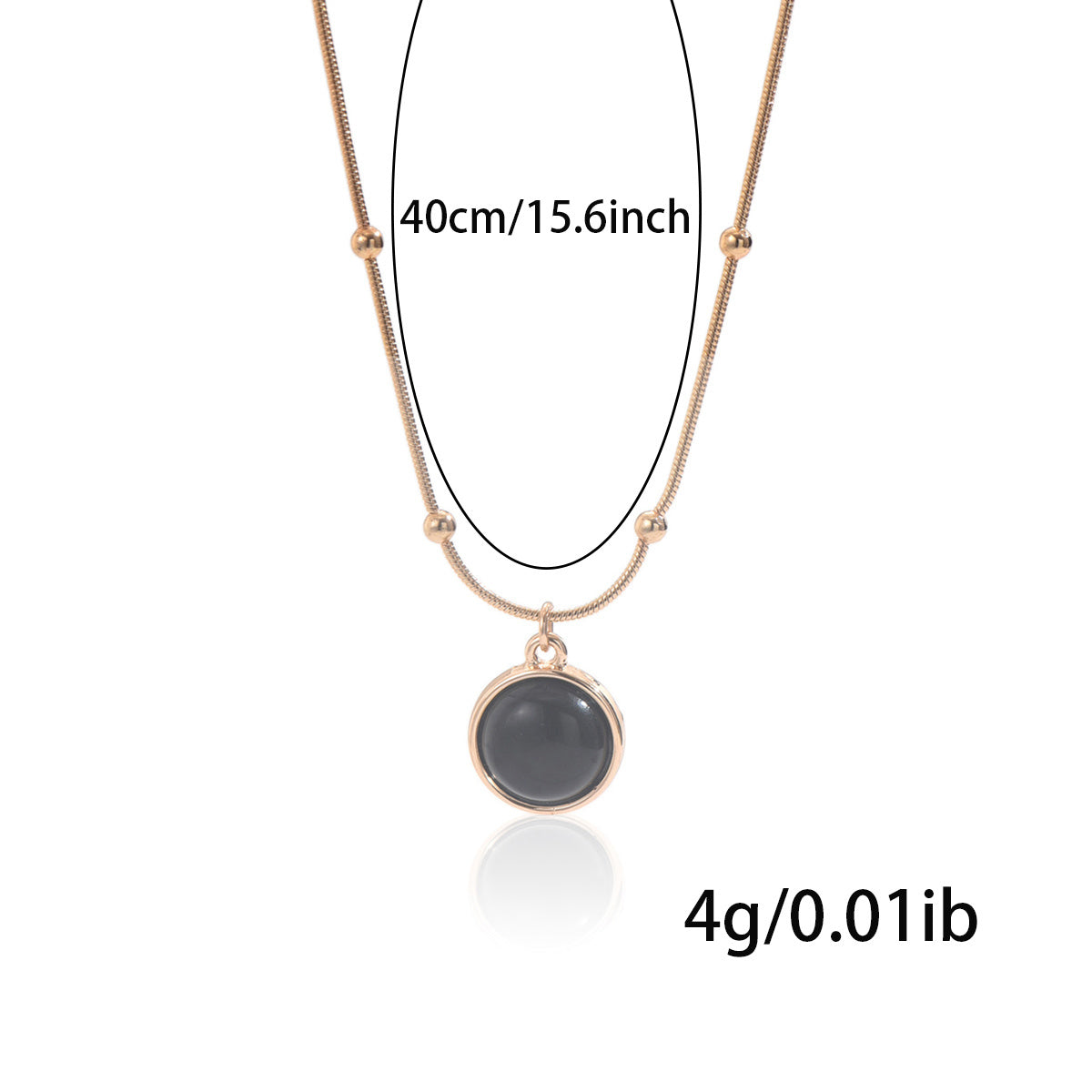 18K Gold-Plated Mood Responsive Necklace