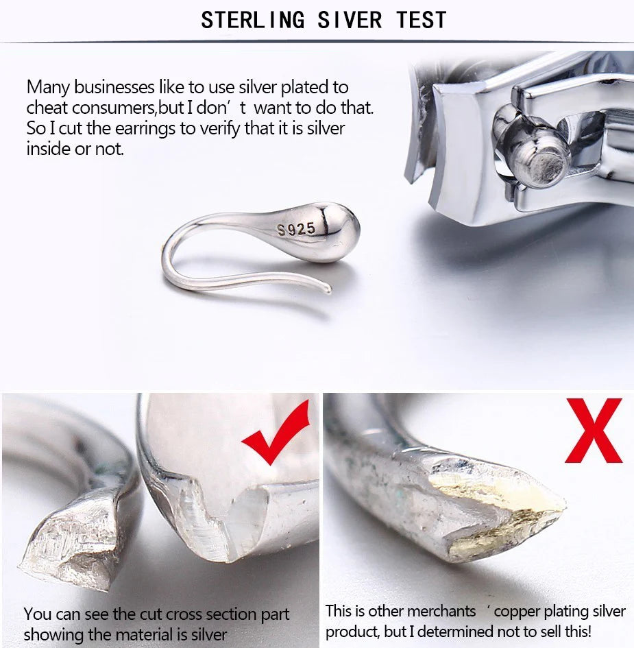 BF CLUB 925 Sterling Silver Round Gold Earrings For Women Girl Sexy Fashion Trendy Jewelry Gift Party Wedding pendientes mujer
