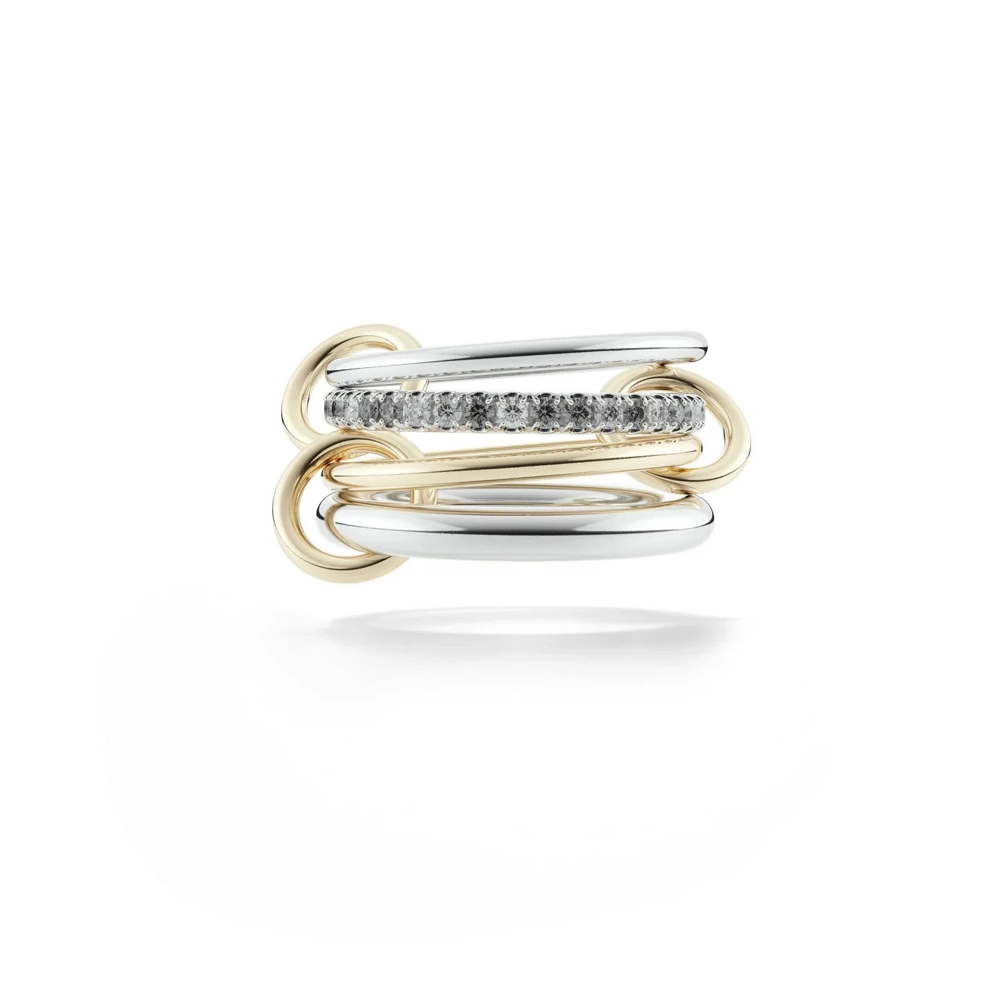 Stacking Engagement Band Rings For Women Plain Micro Paved 5A CZ Mix Color Multi Pieces Stack Full Finger Jewelry