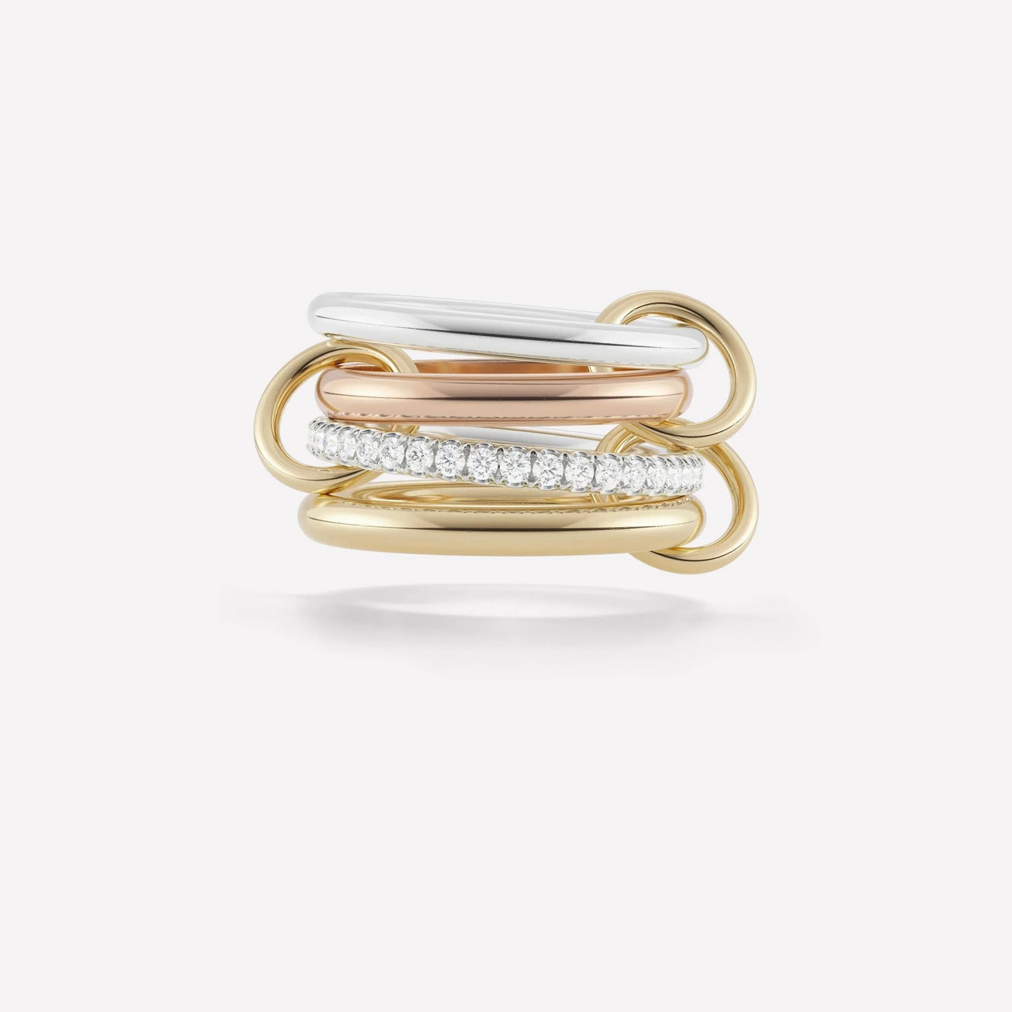 Stacking Engagement Band Rings For Women Plain Micro Paved 5A CZ Mix Color Multi Pieces Stack Full Finger Jewelry
