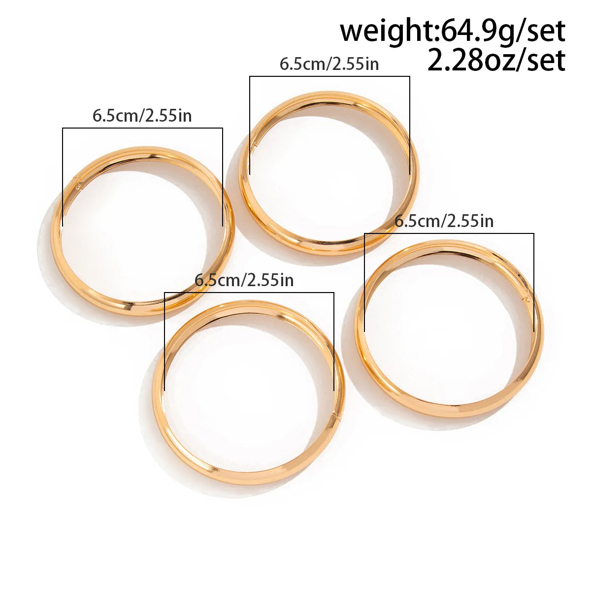 KMVEXO Stainless Steel Bracelets Set for Women Men Twist Texture Bangles Gold Silver Color Jewelry Statement Streetwear Goth
