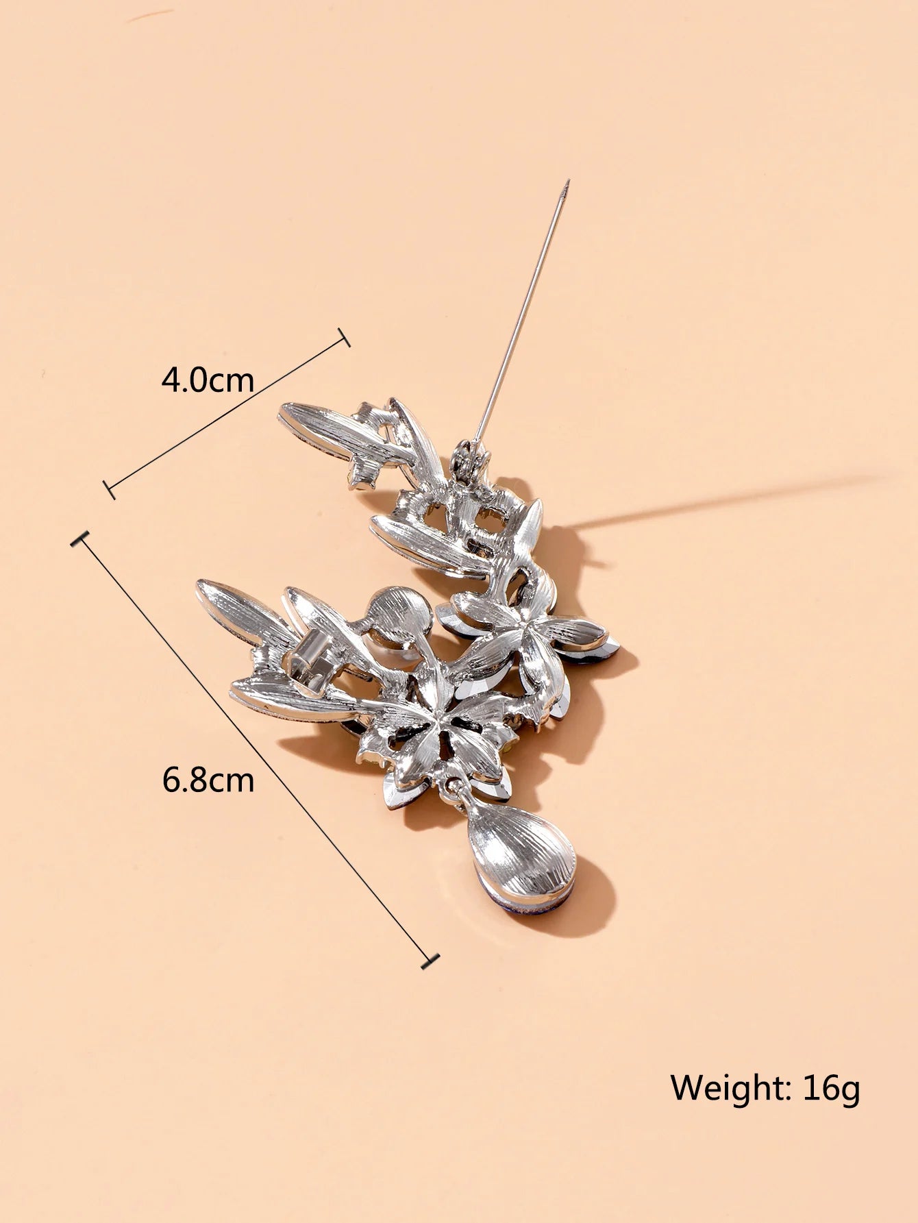 1PC Women's Fashion Trendy Charm Brooch Jewelry Chest Flower Accessories Suitable for Date, Party, Festival Gifts-2813